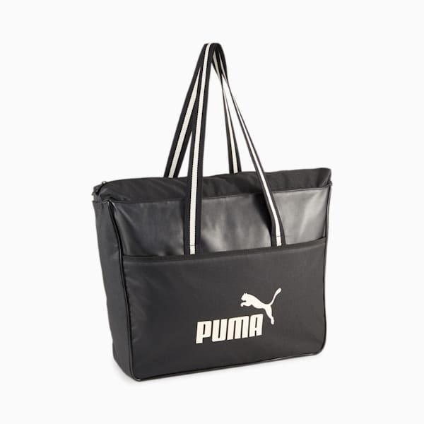 Campus Unisex Shopper Bag, Puma Black, extralarge-IDN