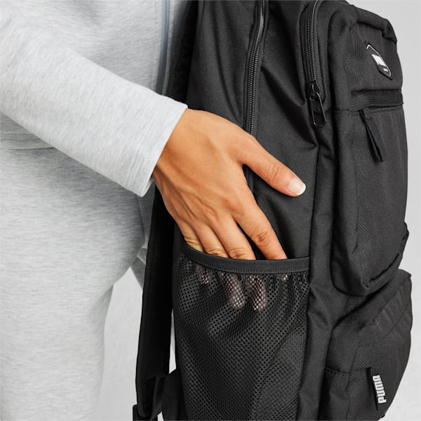 PUMA Deck Unisex Backpack, PUMA Black, extralarge-IDN
