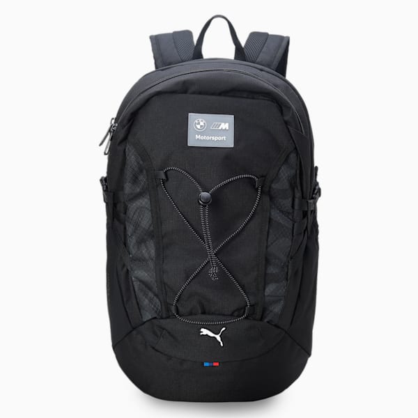 BMW MMS Statement Backpack, PUMA Black-AOP, extralarge-IND