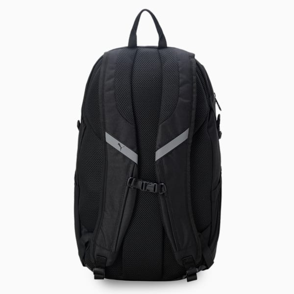 BMW MMS Statement Backpack, PUMA Black-AOP, extralarge-IND