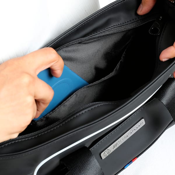 BMW Motorsport Women's Handbag, PUMA Black, extralarge-IND