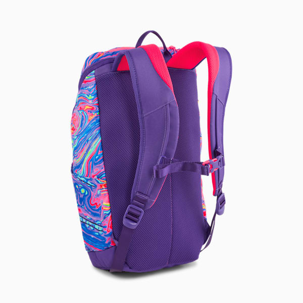 Mochila para baloncesto PUMA x LAMELO BALL, KNOCKOUT PINK-Green Gecko, extralarge