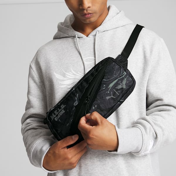 Bolso Bandolera PUMA x LAMELO BALL, PUMA Black, extralarge