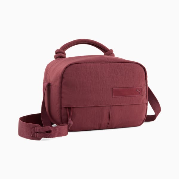 Beyond Labels Crossbody Bag, Ruby Shimmer, extralarge