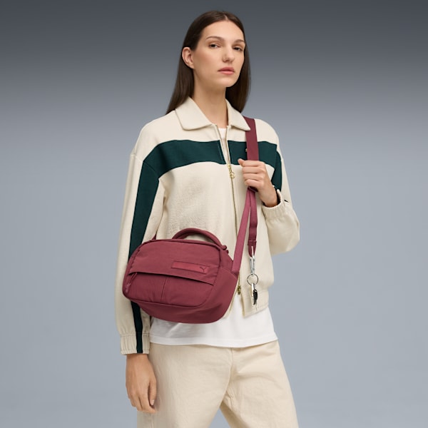 Bolso PUMA S, Ruby Shimmer, extralarge