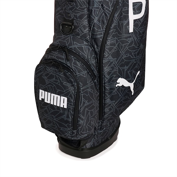 メンズ ゴルフ マルチポケット P グラフィック スタンドバッグ, PUMA Black, extralarge-JPN