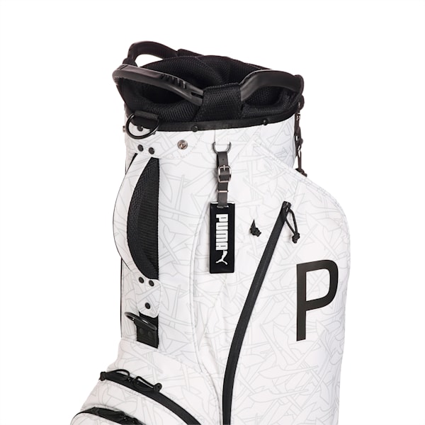 メンズ ゴルフ マルチポケット P グラフィック スタンドバッグ, Bright White, extralarge-JPN