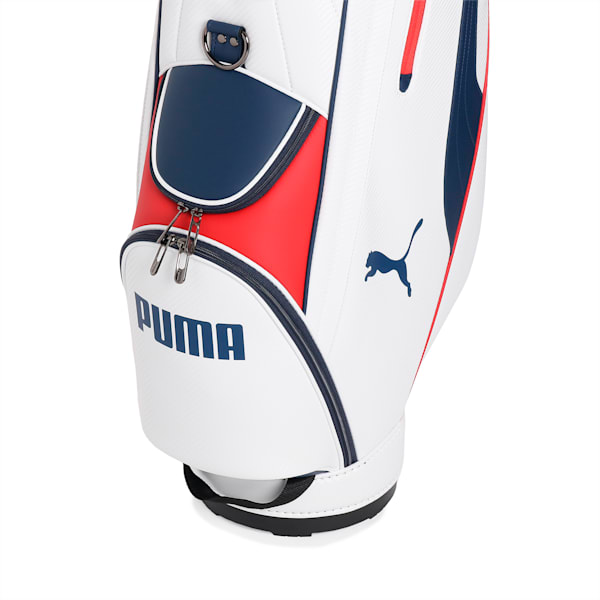 メンズ ゴルフ アルファキャット ニトロ キャディーバッグ, PUMA White-PUMA Navy, extralarge-JPN