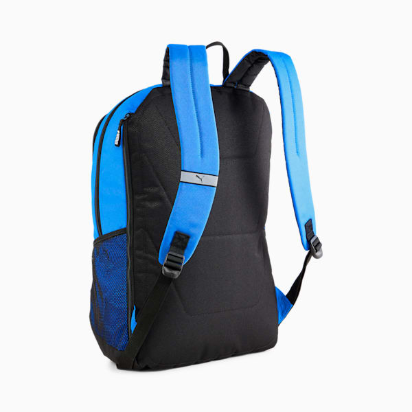 Mochila de fútbol teamGOAL Premium XL, Electric Blue Lemonade-PUMA Black, extralarge