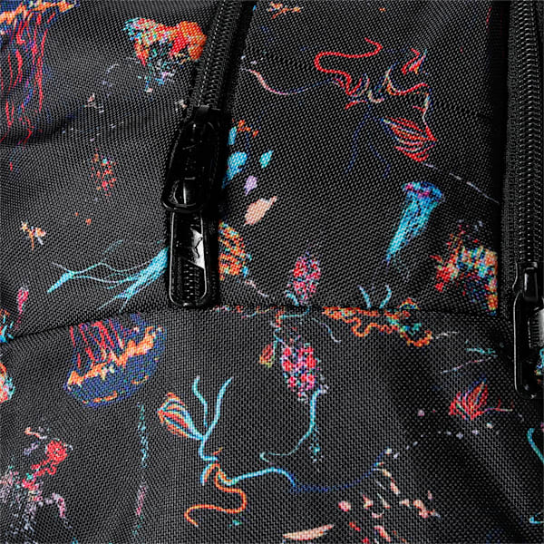 Dash Backpack, PUMA Black-color AOP, extralarge-IND