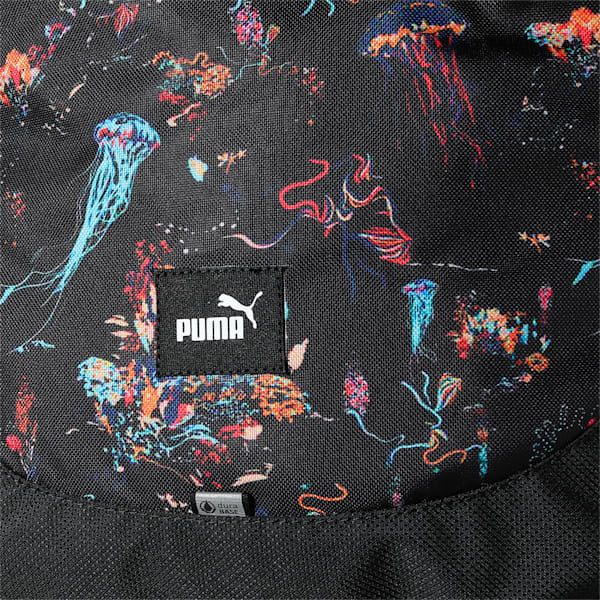 Dash Backpack, PUMA Black-color AOP, extralarge-IND