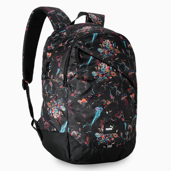 Dash Backpack, PUMA Black-color AOP, extralarge-IND