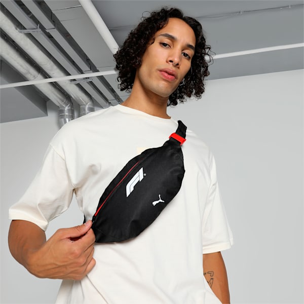 F1 Unisex Waist Bag, PUMA Black, extralarge-IND