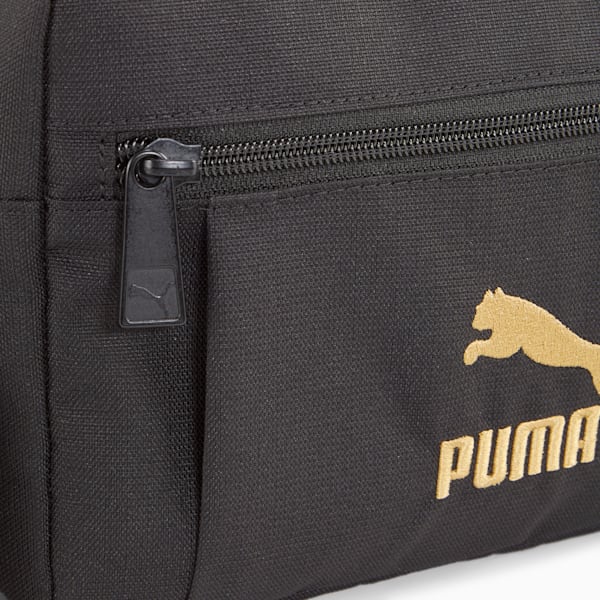 Classics Archive Cross Body Bag, PUMA Black-Golden, extralarge-IND