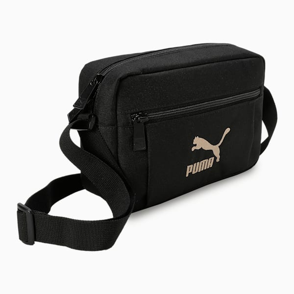 Classics Archive Cross Body Bag, PUMA Black-Golden, extralarge-IND