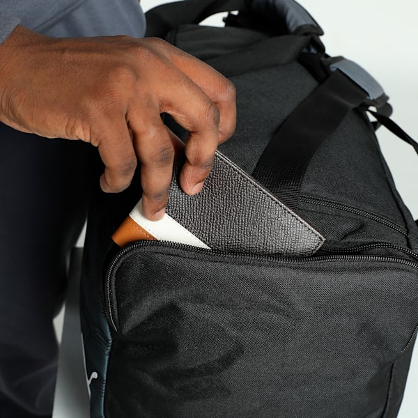 individualRISE Unisex Small Football Bag, PUMA Black-Asphalt, extralarge-IND