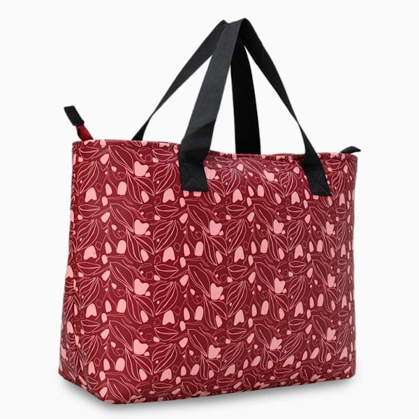 Women's Floral Tote Bag, Dark Jasper, extralarge-IND