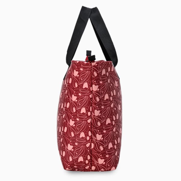 Women's Floral Tote Bag, Dark Jasper, extralarge-IND