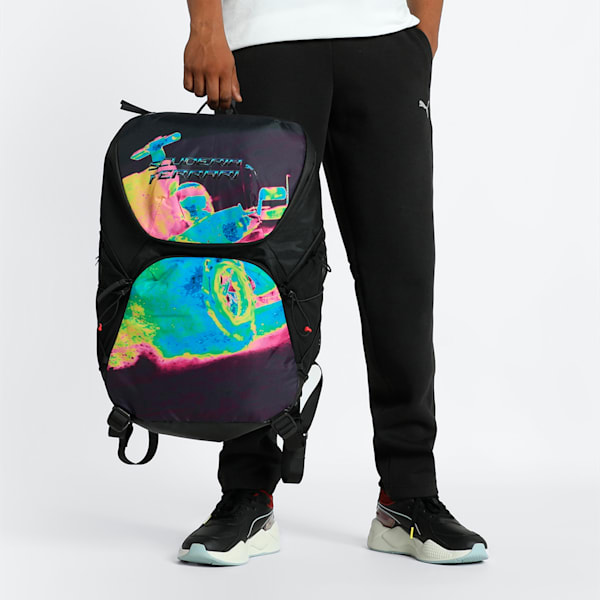 Scuderia Ferrari R Statement Motorsport Backpack, PUMA Black, extralarge-IND
