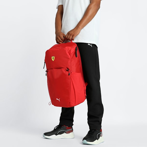 Scuderia Ferrari Race Motorsport Backpack, Rosso Corsa, extralarge-IND
