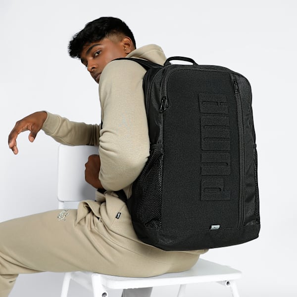 S Backpack, PUMA Black, extralarge-IND