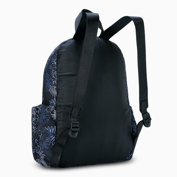 PUMA Tropical Print Women's Backpack 11L, PUMA Black-AOP, extralarge-IND