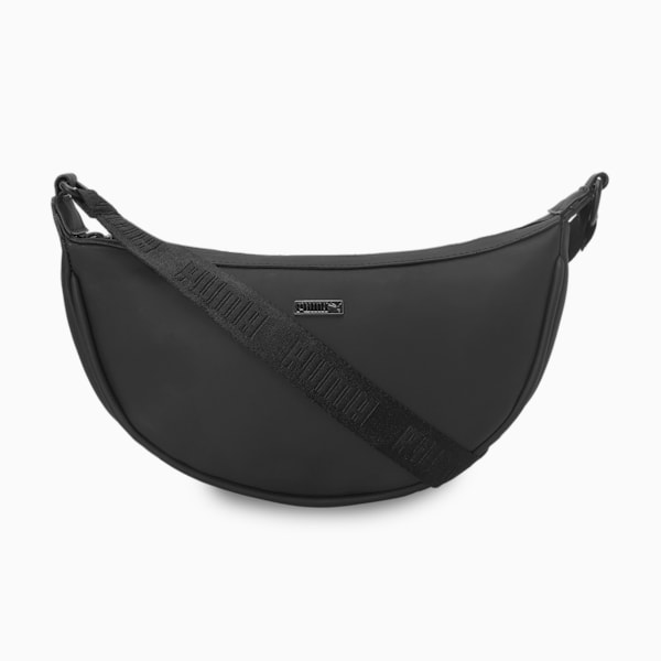 PUMA Women's Premium Mini Hobo, PUMA Black, extralarge-IND