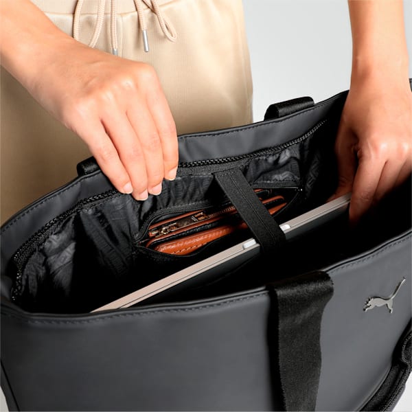 Women's Premium Shopper Bag, PUMA Black, extralarge-IND