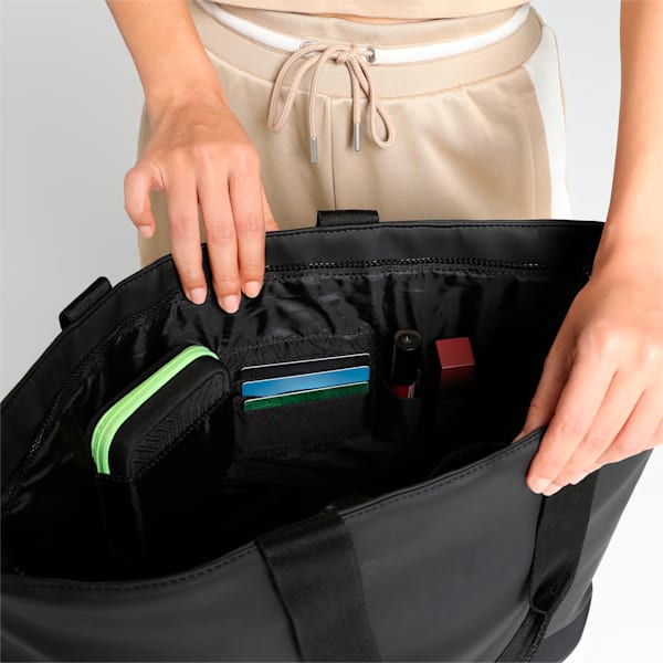 Women's Premium Shopper Bag, PUMA Black, extralarge-IND