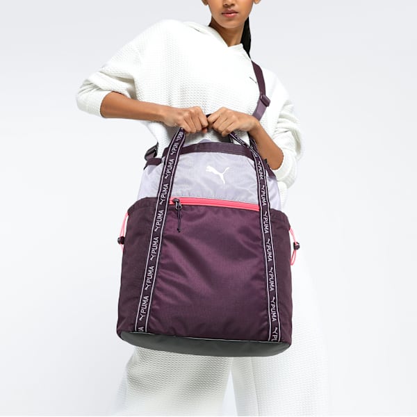 Active Training Essentials Women’s Tote Bag 24L, Midnight Plum, extralarge-IND