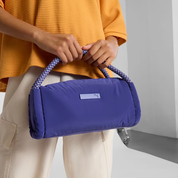 LUXE Cross-Body Grip Bag, Lapis Lazuli, extralarge