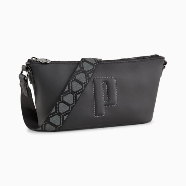 ウィメンズ プーマ センス ショルダーバッグ 1.7L, PUMA Black, extralarge-JPN