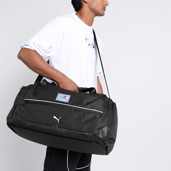 BMW M Motorsport Unisex Duffle Bag, PUMA Black, extralarge-IND