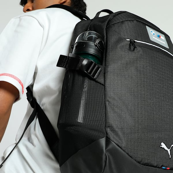 BMW M Motorsport Unisex Backpack, PUMA Black, extralarge-IND