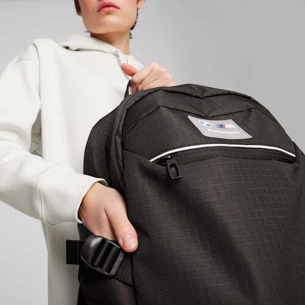 BMW M Motorsport Backpack, PUMA Black, extralarge
