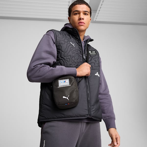 BMW M Motorsport Small Portable Bag, PUMA Black, extralarge