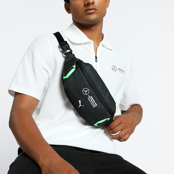 Mercedes-AMG Petronas F1® Motorsport Waist Bag, PUMA Black, extralarge-IND