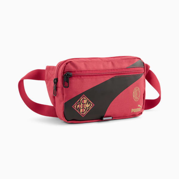 AC Milan ftblCULTURE+ Waist Bag, Club Red-PUMA Black, extralarge-GBR