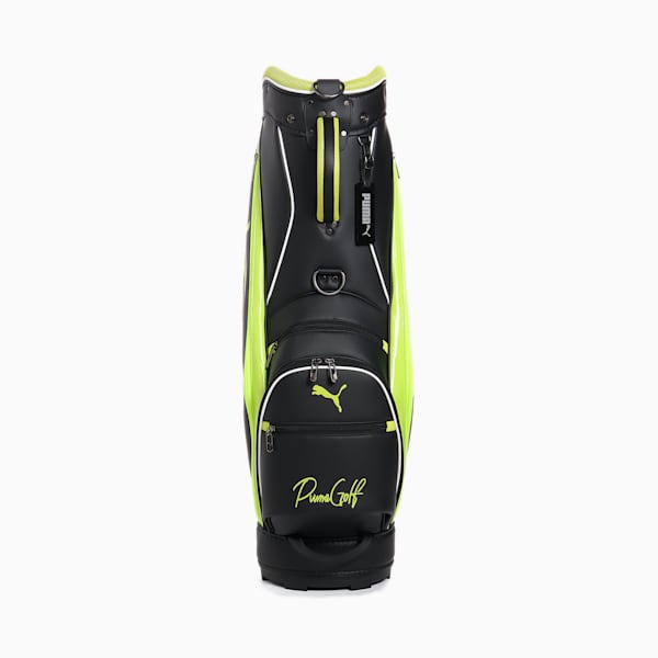 ユニセックス ゴルフ ベーシックキャディバッグ, PUMA Black-Lime Sheen, extralarge-JPN