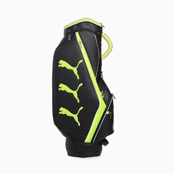ユニセックス ゴルフ ベーシックキャディバッグ, PUMA Black-Lime Sheen, extralarge-JPN