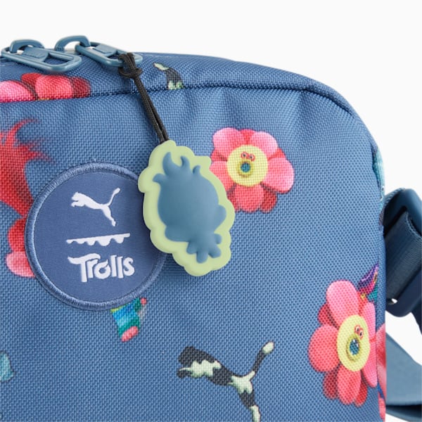 PUMA x TROLLS Youth Crossbody Bag, Blue Horizon-AOP, extralarge-IND