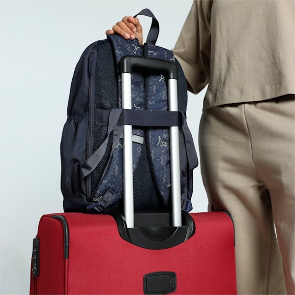 PUMA Flash Unisex Backpack, PUMA Navy-AOP, extralarge-IND