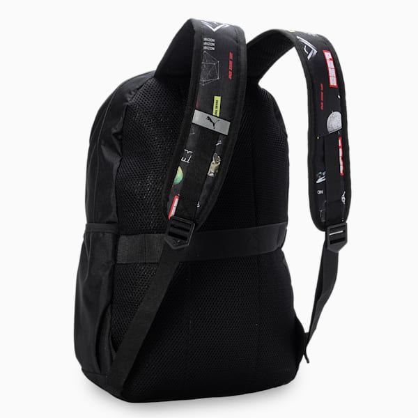 Graphic Unisex Backpack, PUMA Black-AOP graphic, extralarge-IND