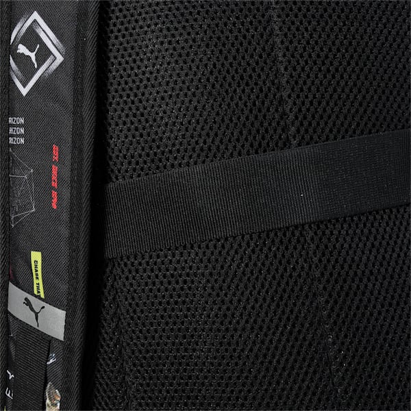 Graphic Unisex Backpack, PUMA Black-AOP graphic, extralarge-IND