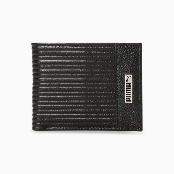 PUMA Leather Embossed Unisex Bi Fold Wallet PUMA