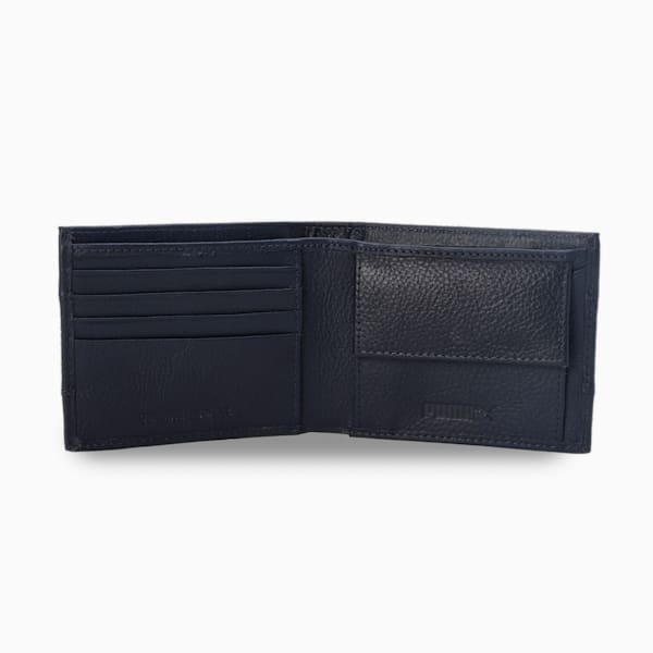 PUMA Leather Cruise Unisex Wallet, PUMA Navy, extralarge-IND