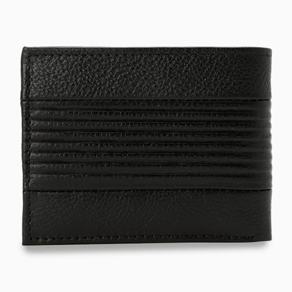 Leather Cruise V2 Bi-Fold Wallet, PUMA Black, extralarge-IND
