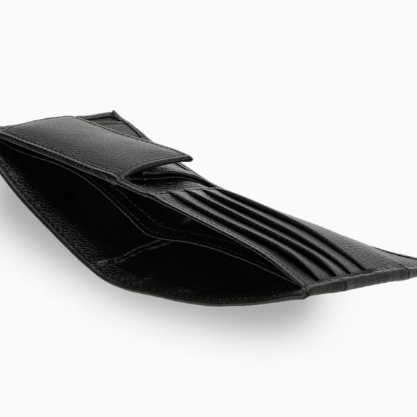 Leather Cruise V2 Bi-Fold Wallet, PUMA Black, extralarge-IND