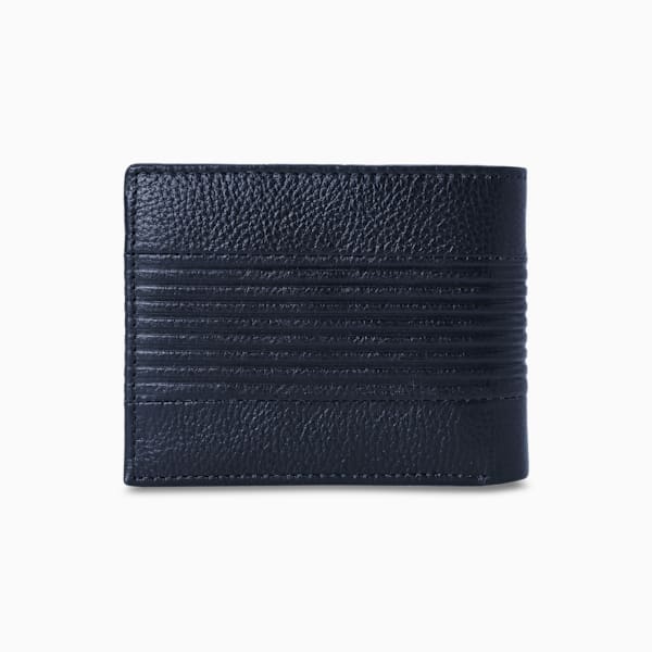 Leather Cruise V2 Bi-Fold Wallet, PUMA Navy, extralarge-IND