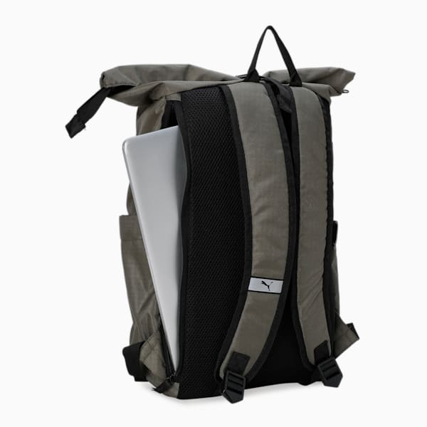 Rolltop Backpack, Dark Olive, extralarge-IND
